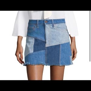 Alice + Olivia jean skirt